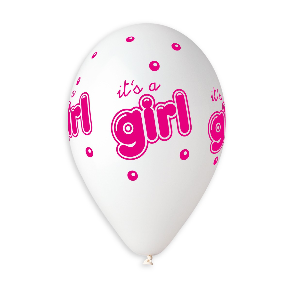 Λάτεξ Μπαλόνια It's A Girl Bubbles (25 τεμ) - Image 2