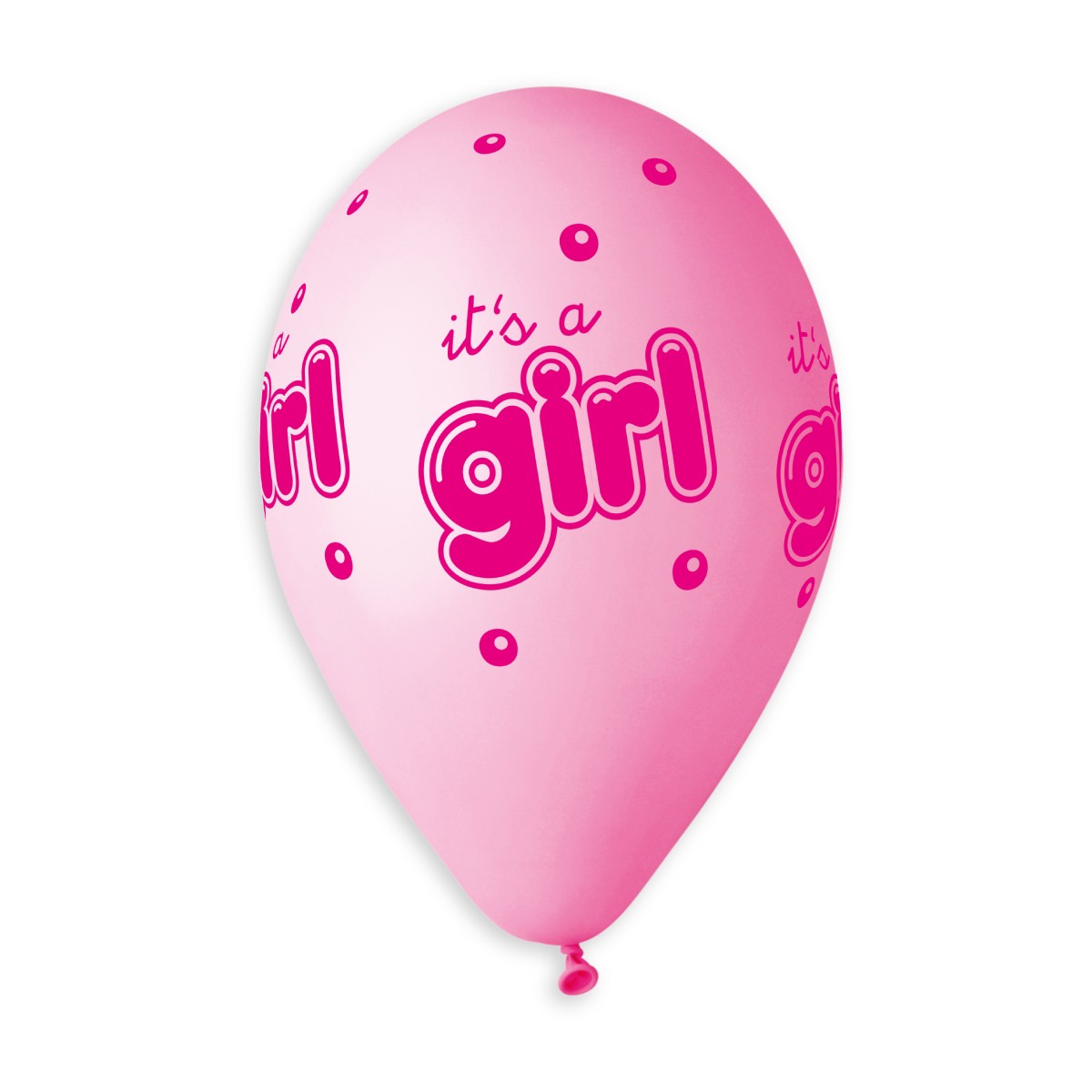Λάτεξ Μπαλόνια It's A Girl Bubbles (25 τεμ) - Image 3