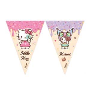 Τριγωνικά Σημαιάκια Hello Kitty & Kuromi (230cm)