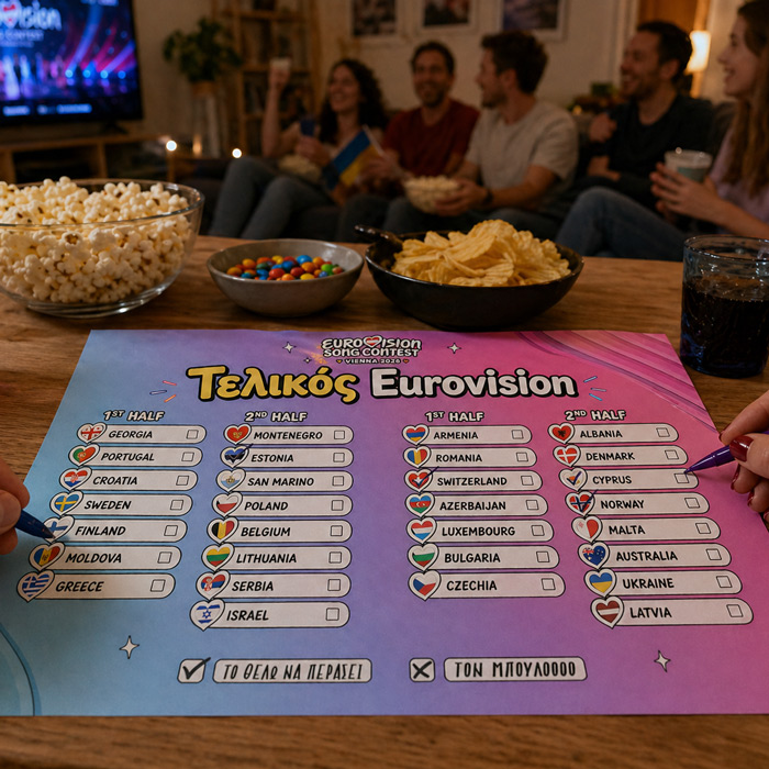 Σουπλά Τραπεζιού για Πάρτυ - Eurovision - Image 3