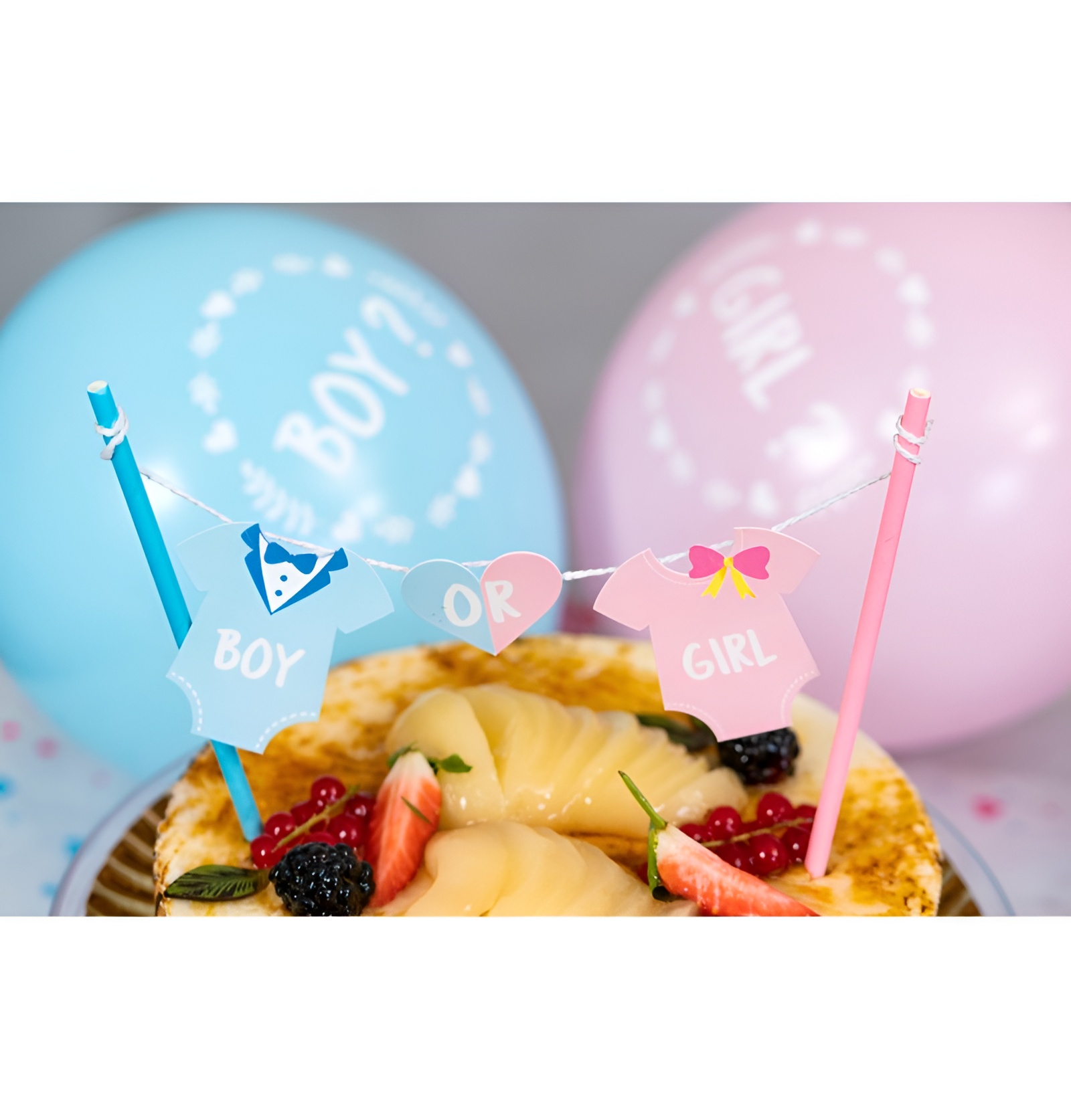 Διακοσμητικό Τούρτας gia Gender Reveal - Image 2