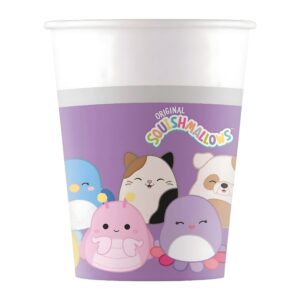 Χάρτινα Ποτήρια - Squishmallows (8 τεμ)