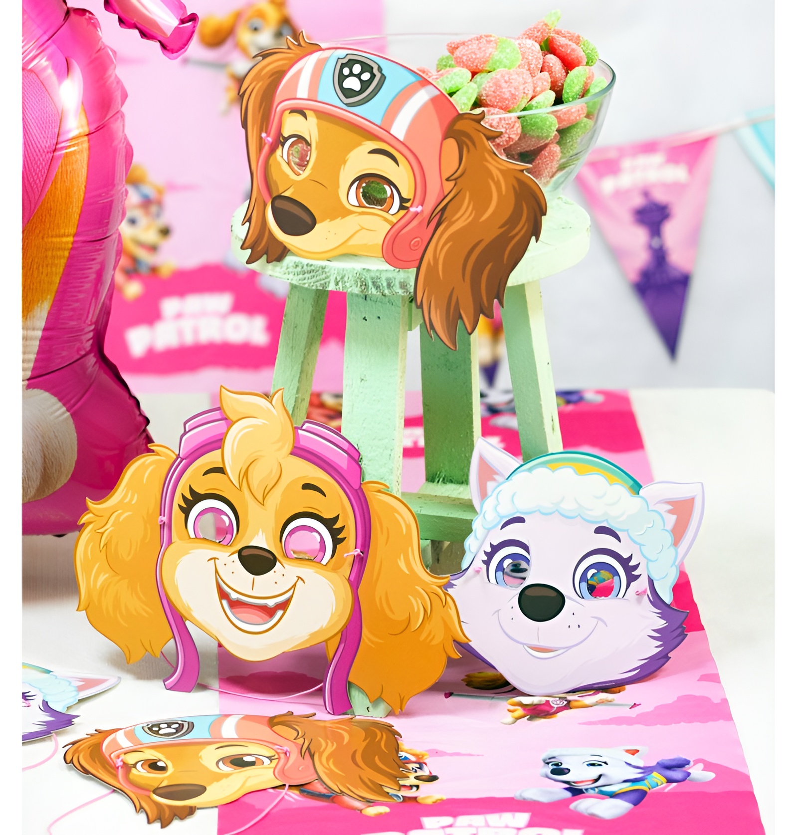 Χάρτινες Μάσκες - Paw Patrol (8 τεμ) - Image 2