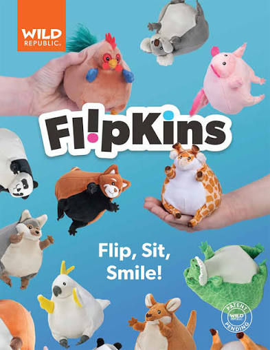 Flipkins/Pocketins Λούτρινο Ζωάκι