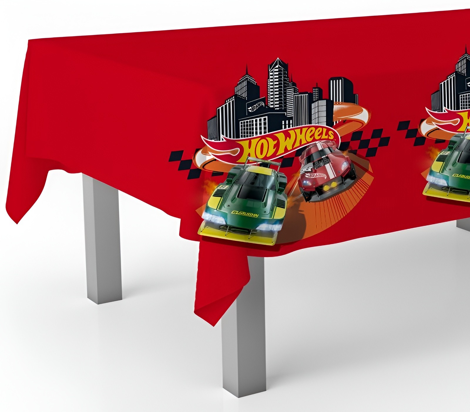 Πλαστικό Τραπεζομάντηλο - Hot Wheels (120x180 cm)