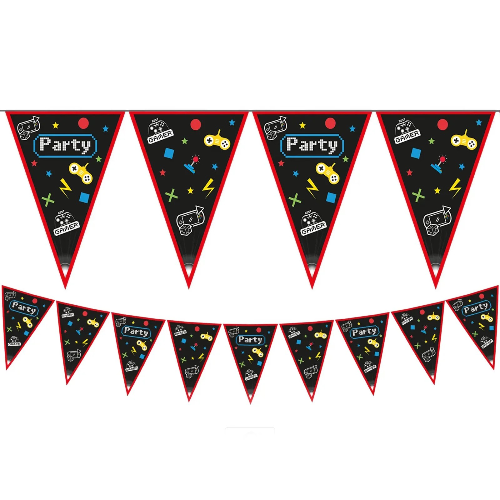 Τριγωνικά Σημαιάκια Gaming Party (230cm)