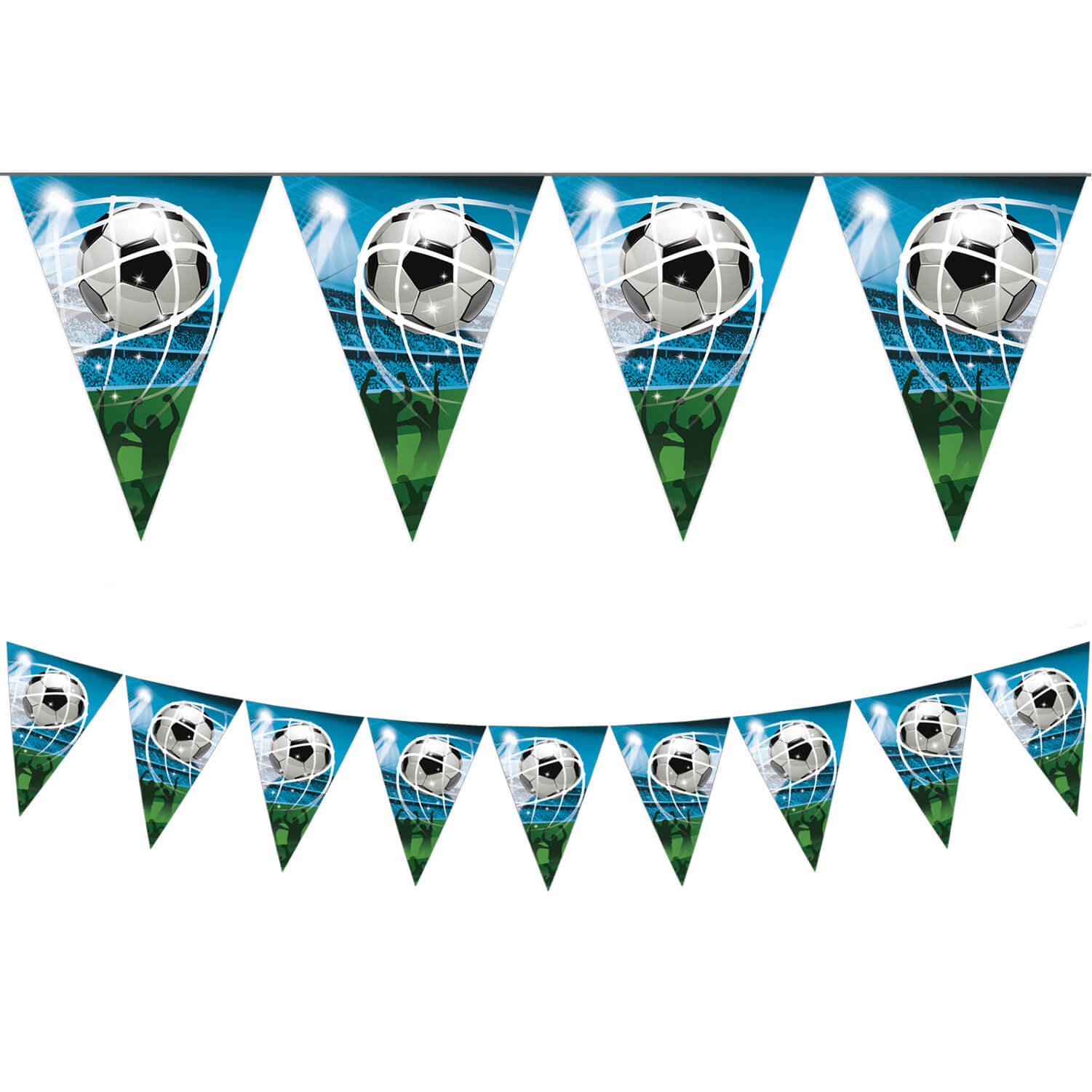 Τριγωνικά Σημαιάκια Ποδόσφαιρο - Soccer Fans (230cm) - Image 2