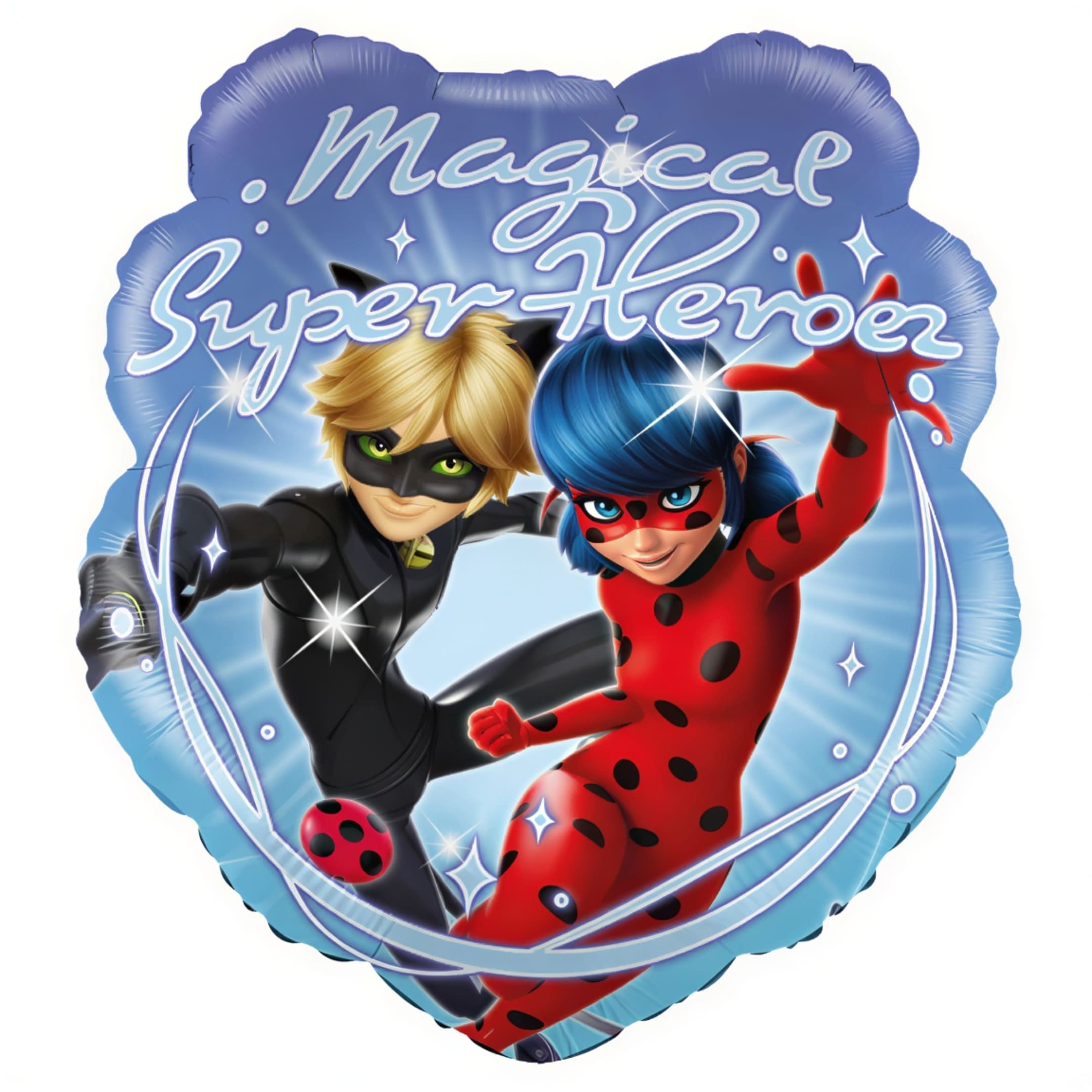 22" Μπαλόνι Miraculous Ladybug & Cat Noir