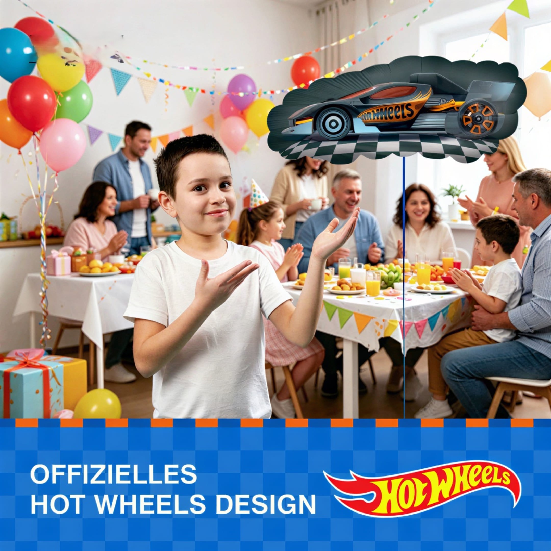 26" Μπαλόνι Αυτοκίνητο - Hot Wheels - Image 3