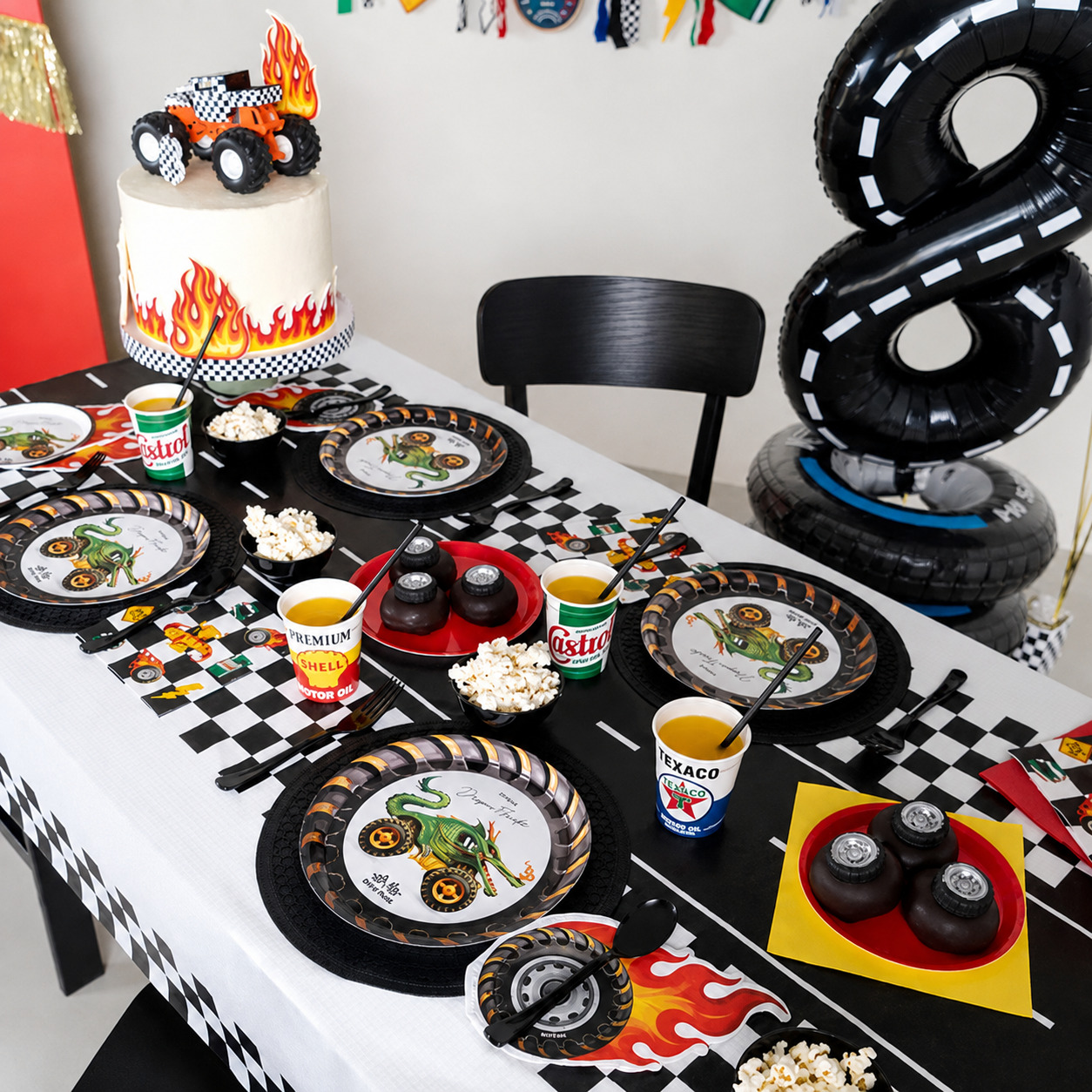 Χαρτοπετσέτες πάρτυ - Racing Monster (20 τεμ) - Image 3