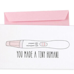 Ευχετήρια Κάρτα Εγκυμοσύνης - You Made a Tiny Human!