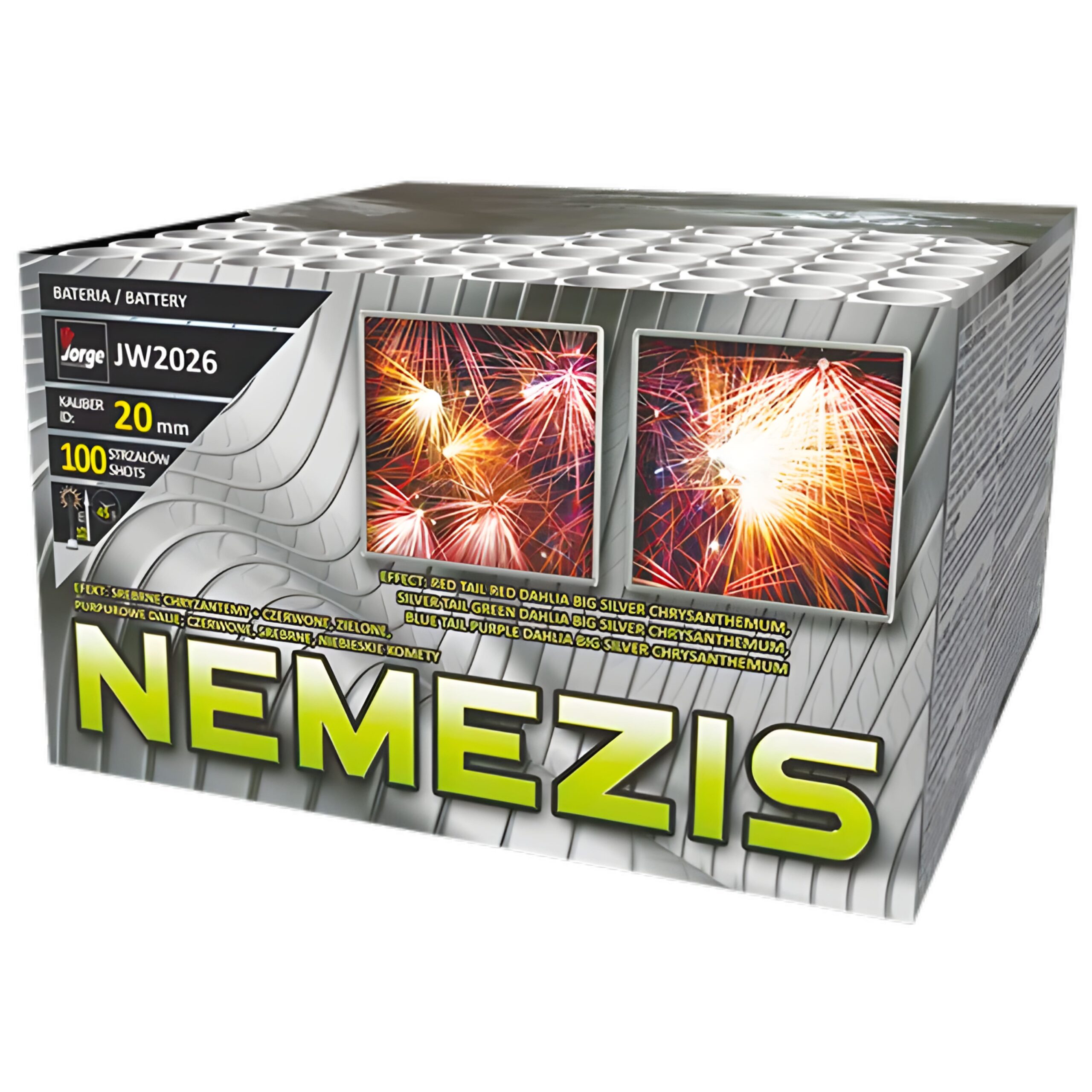 Εναέρια Πυροτεχνήματα 100 Βολών - Nemezis