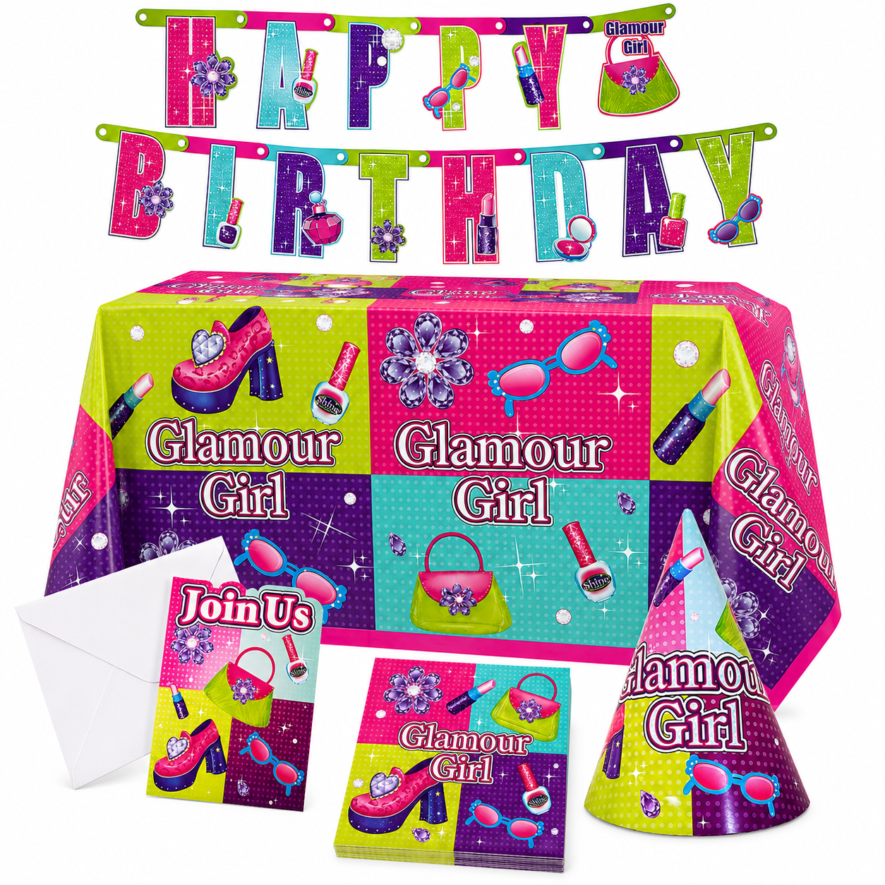 Party Box Glamour Girl – Σετ για 16 Άτομα