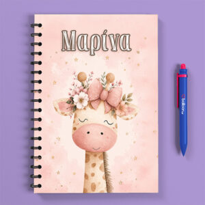 Προσωποποιημένο Τετράδιο - Καμηλοπάρδαλη