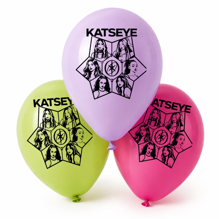 13” Mπαλόνι τυπωμένο ”Katseye” (25 τεμ)