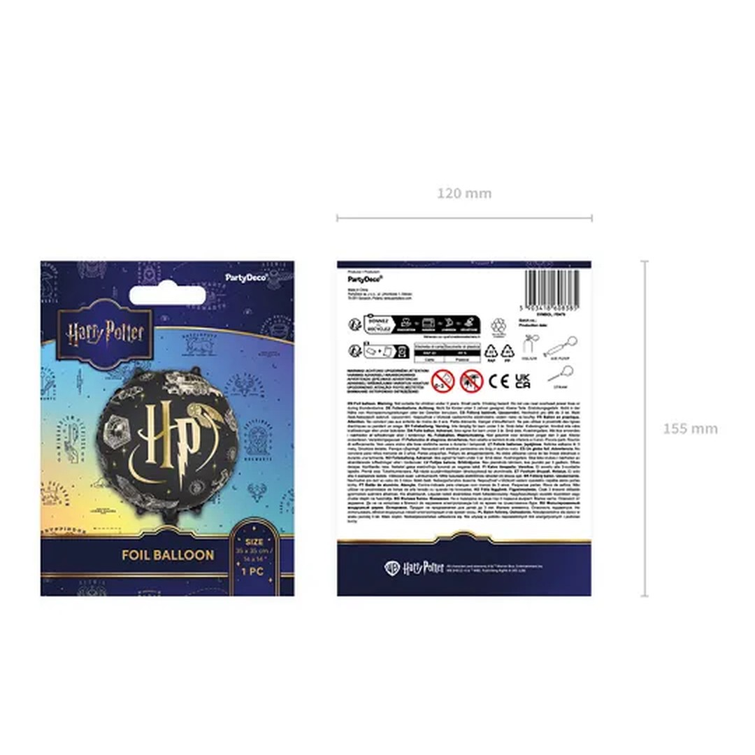 18" Μαύρο Μπαλόνι Harry Potter - Image 4