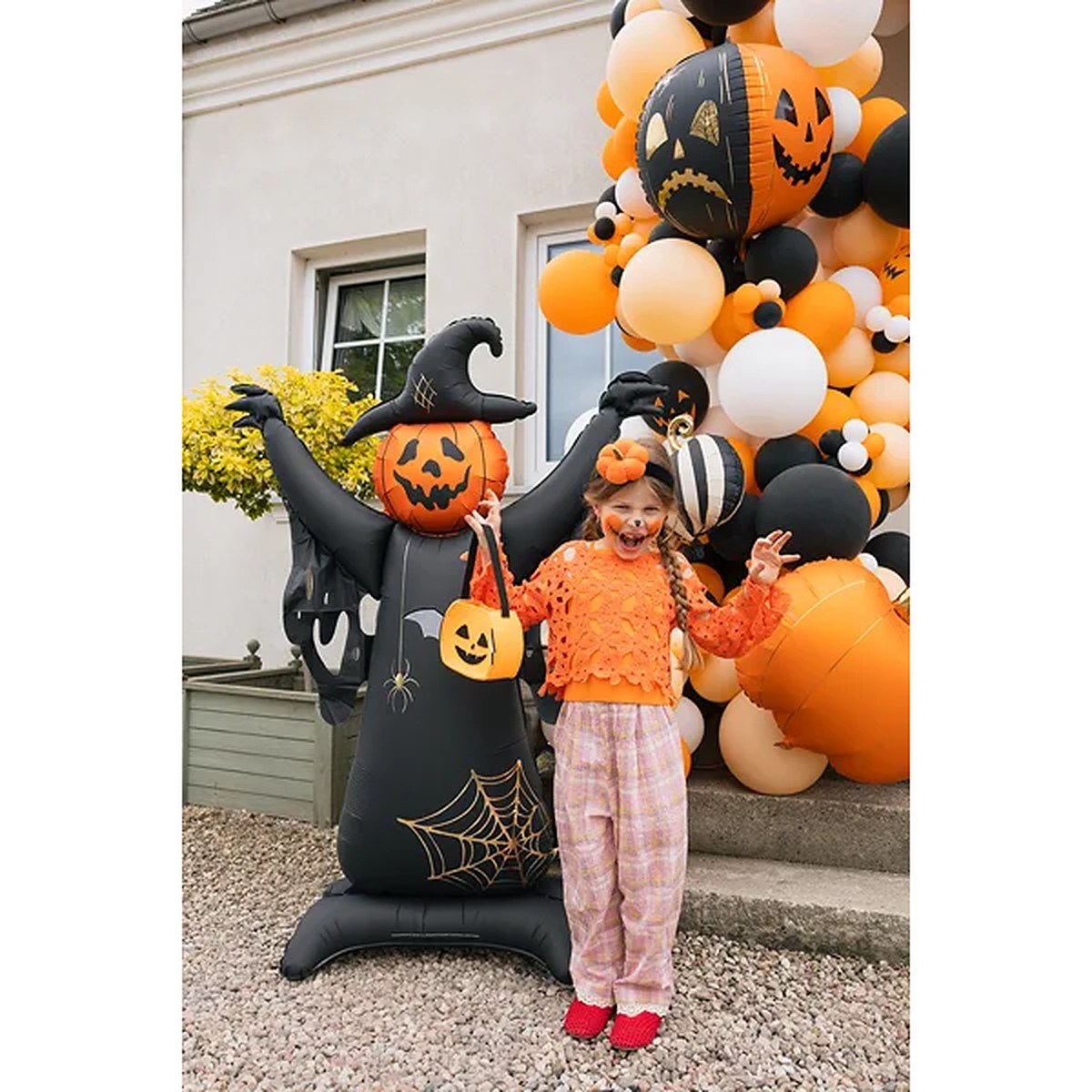 20" Μπαλόνι Σφαίρα Halloween - Τρομακτική Κολοκύθα - Image 4