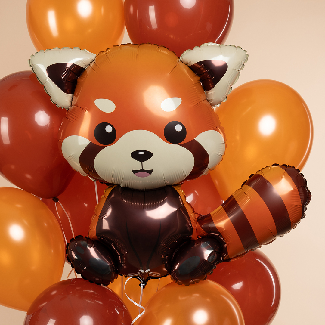24" Μπαλόνι - Κόκκινο Panda - Image 2
