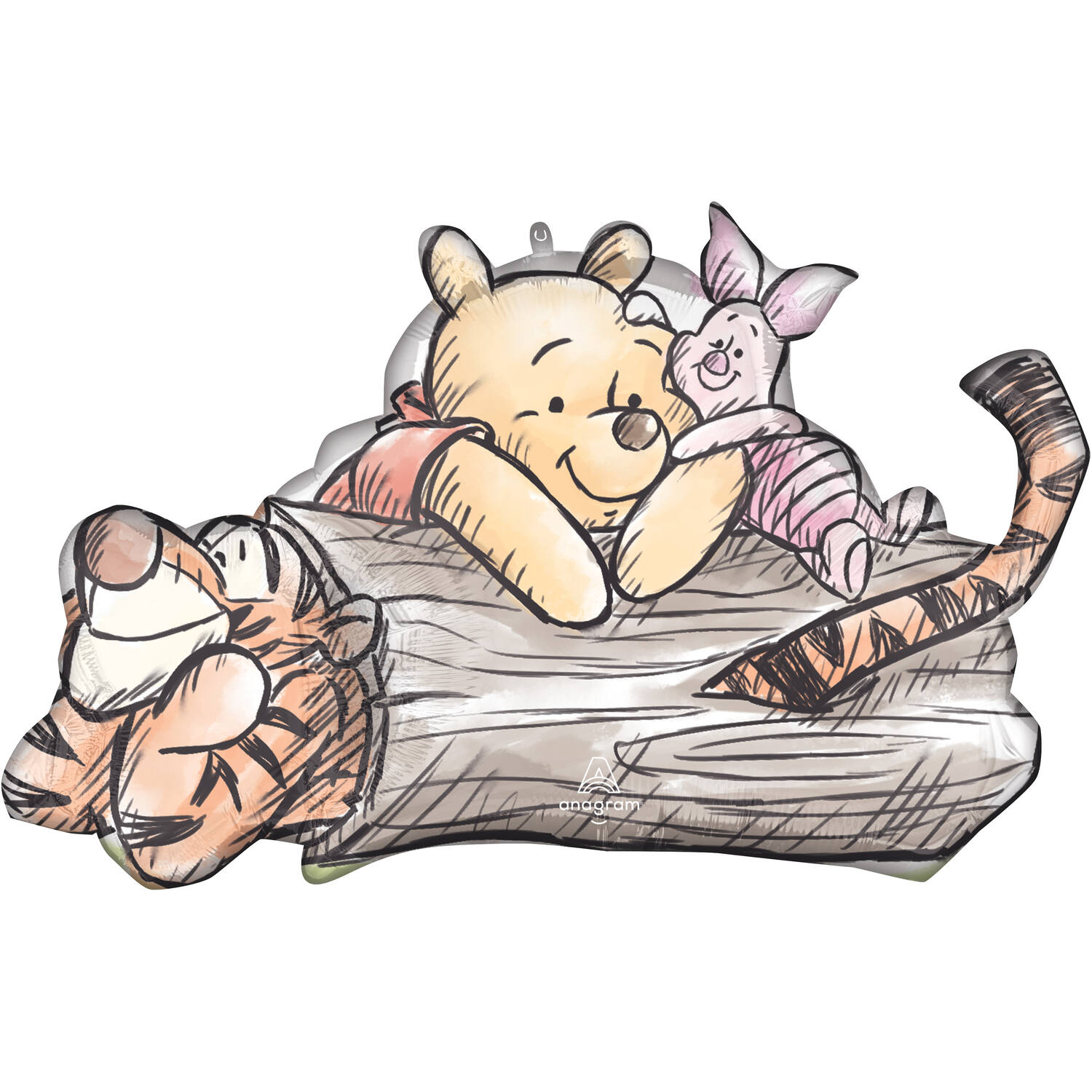 31" Μπαλόνι - Winnie The Pooh με Tigger & Piglet