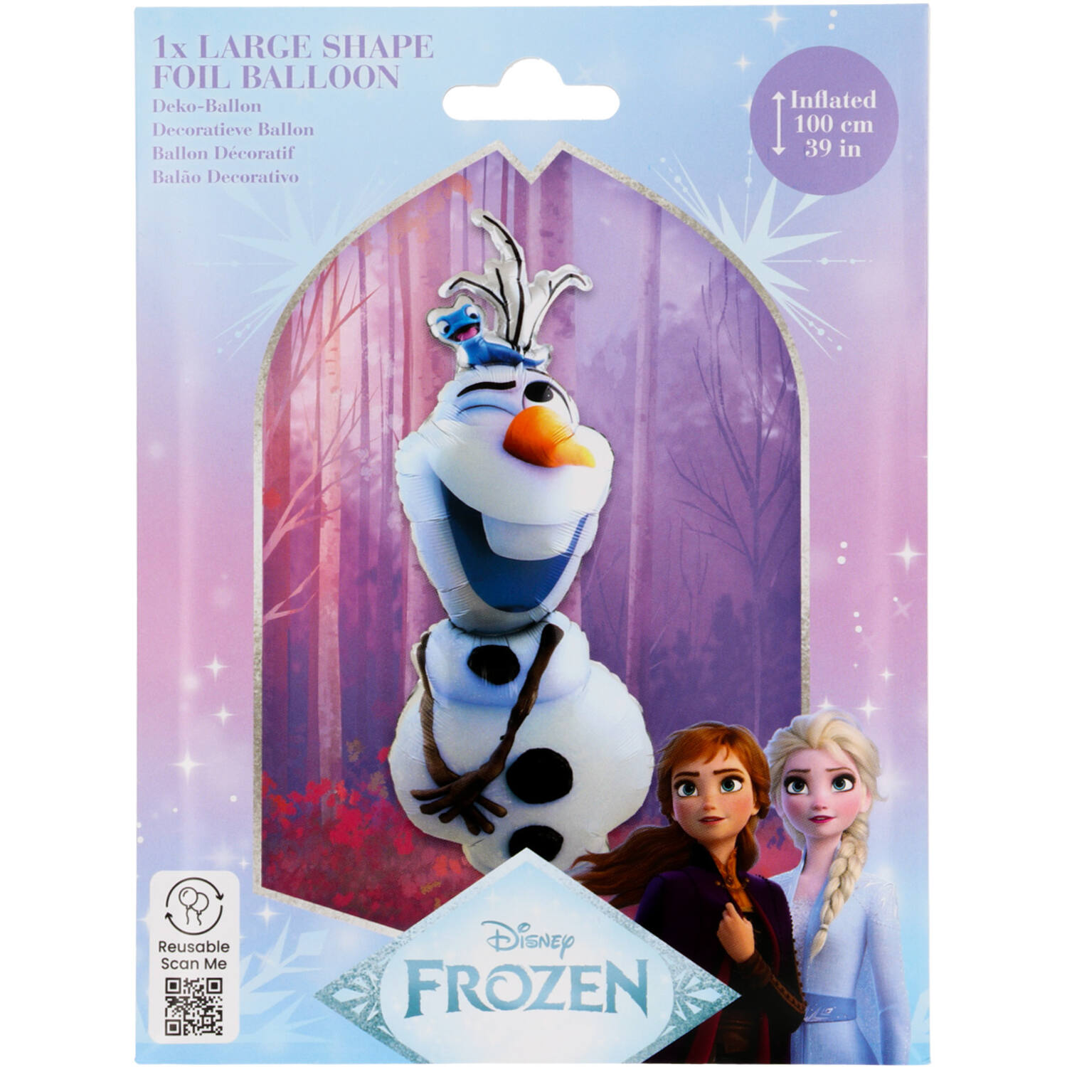 39" Μπαλόνι - Frozen Olaf - Image 3