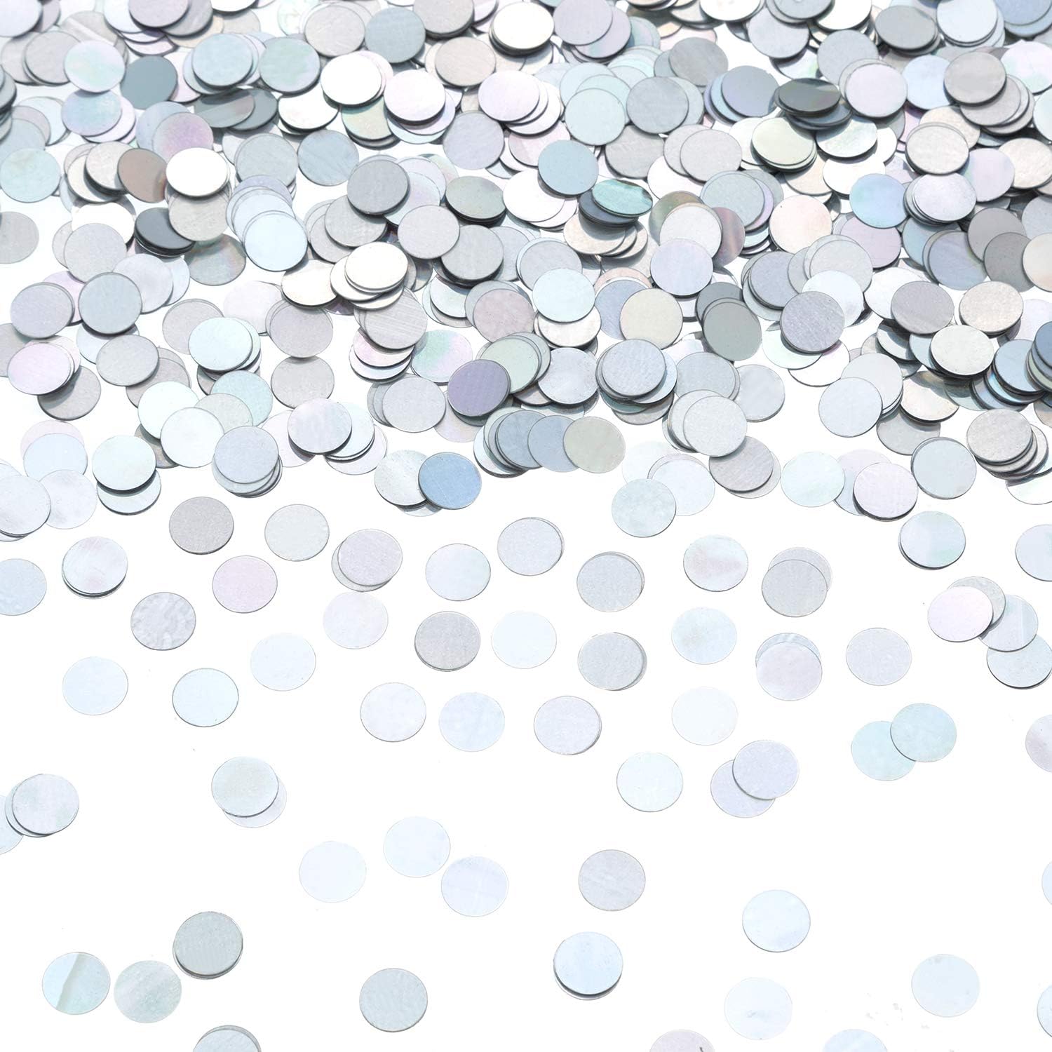 Άσπρο Foil Κομφετί 1cm (15gr)