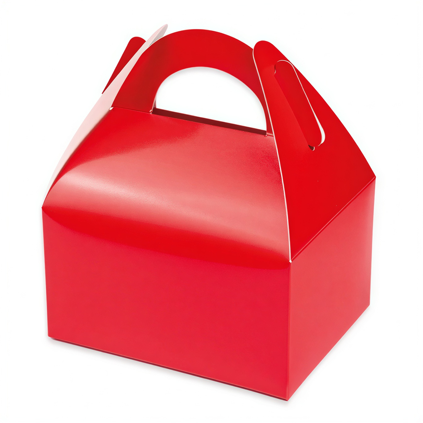 Κόκκινο Lunch Box – Χάρτινα Κουτάκια Φαγητού (6 τεμ)