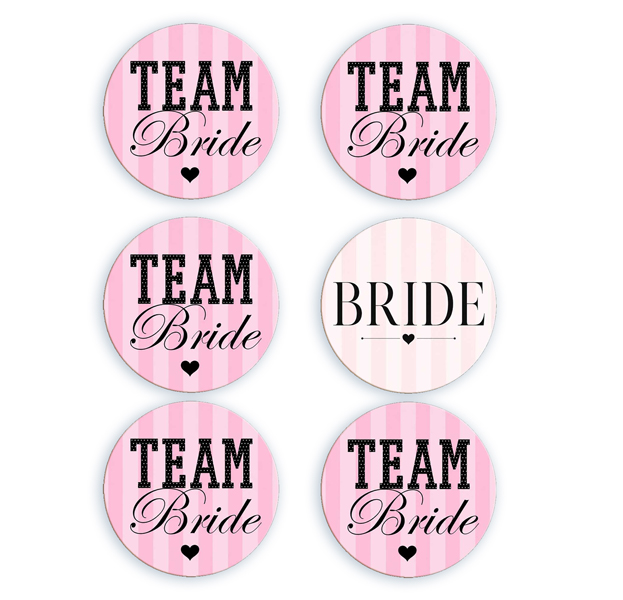 Σετ Κονκάρδες Bachelorette - Team Bride