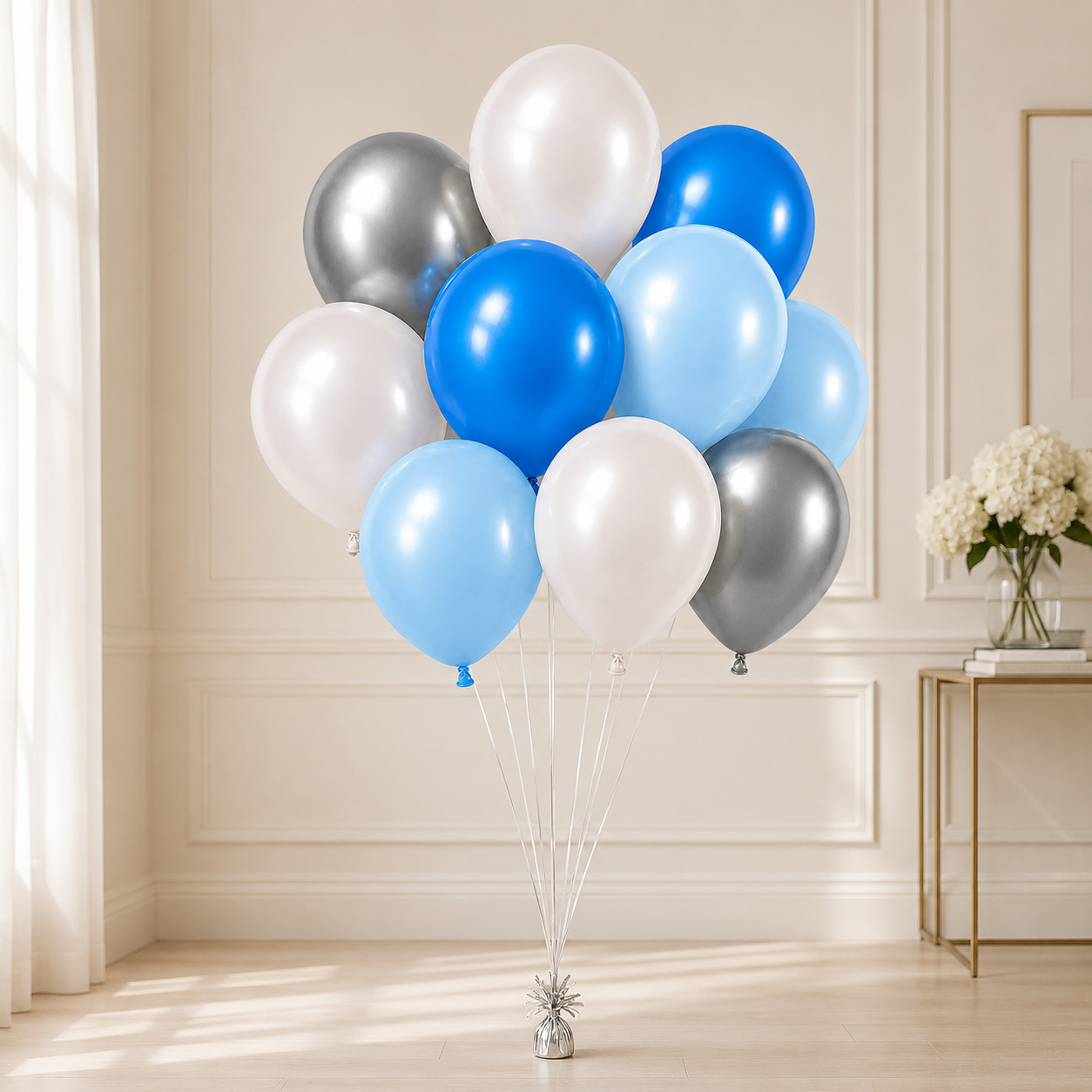 Λάτεξ Μπαλόνια - Ice Blue (10 τεμ) - Image 2