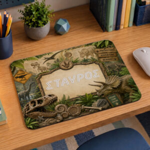 Mouse Pad Gaming - Πάρκο Δεινοσαύρων με Όνομα