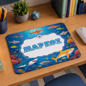 Mouse Pad Gaming - Καρχαρίες με Όνομα