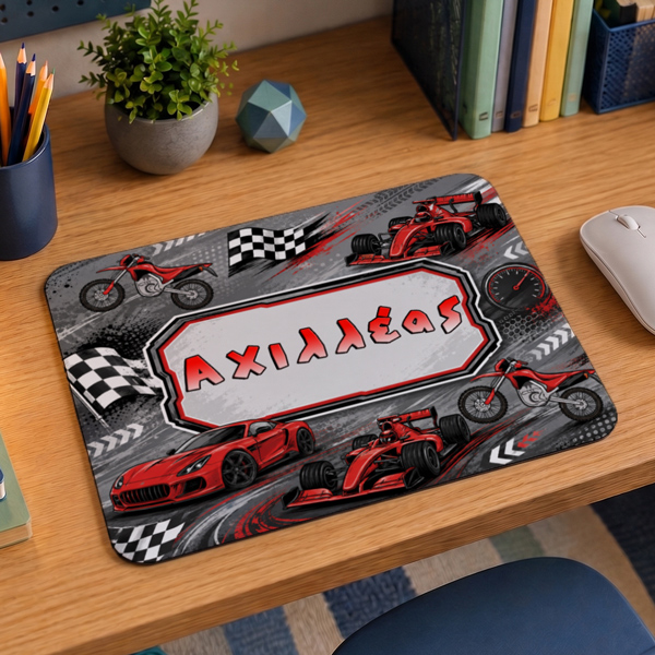 Mouse Pad Gaming - Race με Όνομα