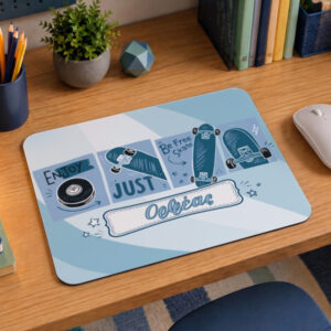 Mouse Pad Gaming - Skateboard με Όνομα