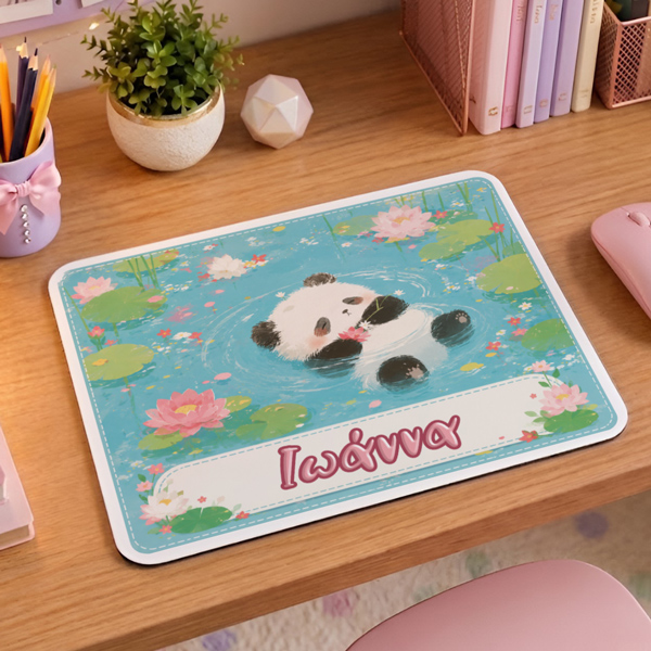 Mouse Pad Gaming - Panda με Όνομα