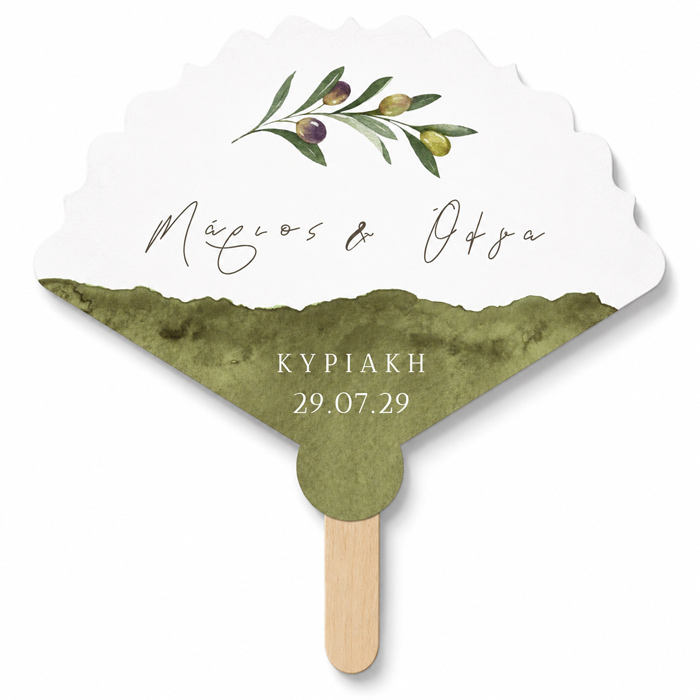 Βεντάλια Γάμου - Ελιά