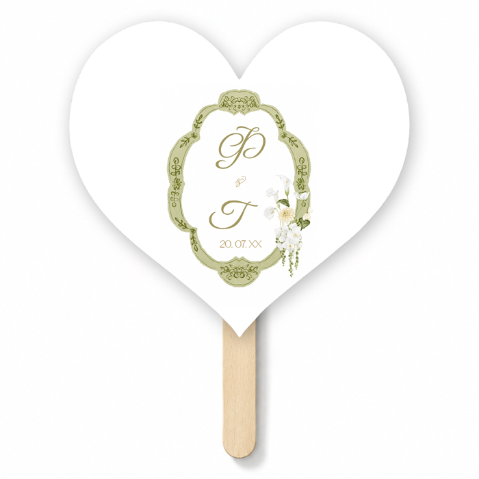 Βεντάλια Γάμου - Pistachio - Image 2