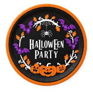 Χάρτινα Πιάτα γλυκού - Halloween Party (6 τεμ)