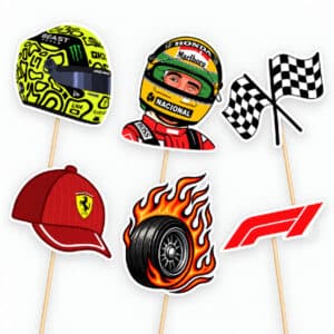 Photobooth Props - Formula 1 (6 τεμ)